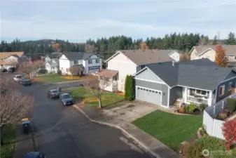 Located on a quiet dead end street.