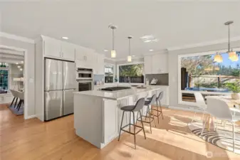 Nicely remodeled, with high-end appliances and an open concept floor plan