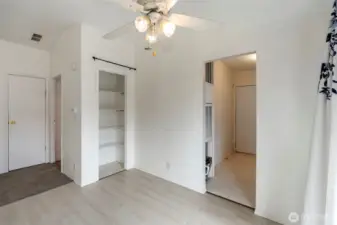 Extra storage in the dining area