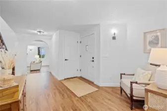 With a beautiful entry, you welcome guest into the home graciously