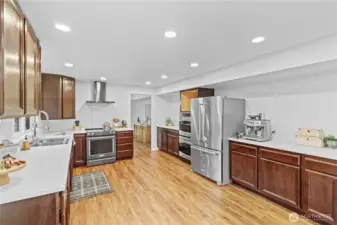This oversized kitchen is sure to please with ample counter space and room for everything!  Recently refreshed and redesigned, it is ready for summer
