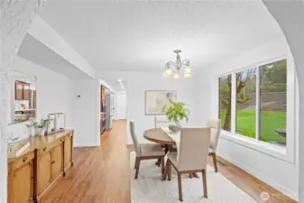 Through the archway you can see how large this space is!