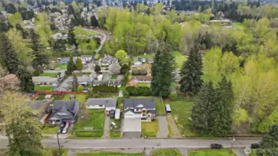 Set on a flat, usable ¼+ acre lot on a quiet street.