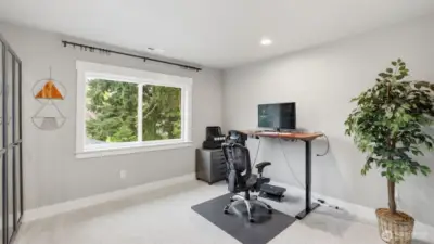 Guest bedroom #1, currently used as an office.