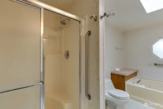 Main bath shower