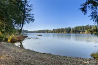 Trails End Lake has 87 spring-fed acres with year-round stocked fishing.