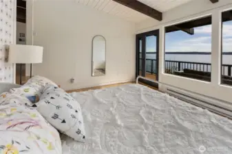 Primary bedroom with deck access