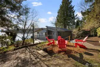 Rebuilt waterside deck