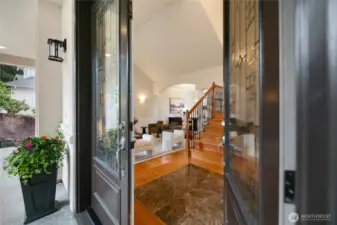 Leaded Glass Entry Doors