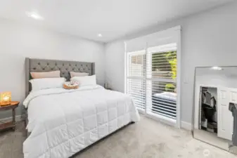 Primary Ensuite and slider to back yard