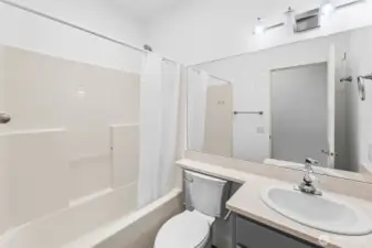 hallway full bathroom