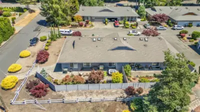 aerial of home