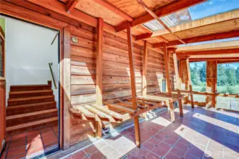 Solarium off the kitchen