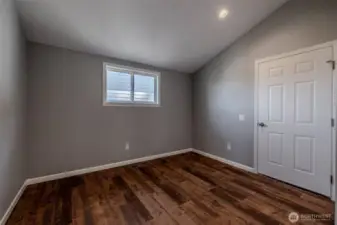 Door to dog run/garden area