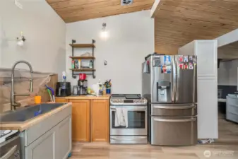 Kitchen area.
