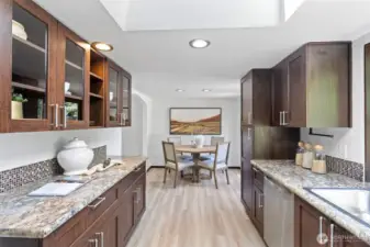 Kitchen with dining area