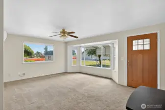 Large windows provide great light
