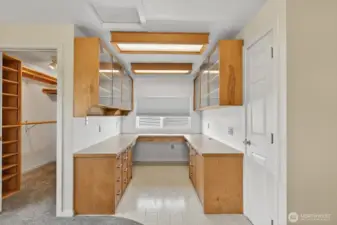 Custom built in possible craft area