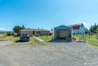 Rv carport is 14’x29’
