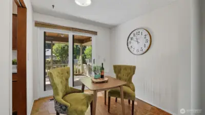 Perfect spot for morning coffee or quiet meals with a view.