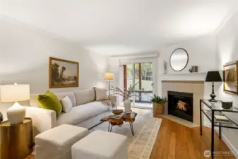 Fireplace in Living Room