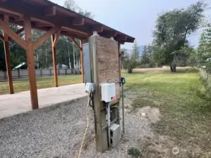 Convenient utilities already installed—power, well, septic, and irrigation.