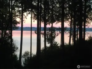 Sunset from deck