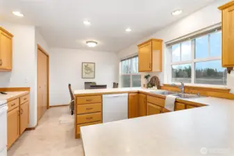 New dishwasher in kitchen