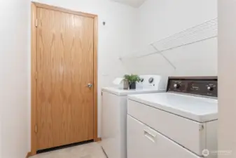 Laundry room with washer/dryer included