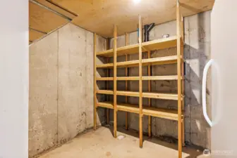 Do you like to can or Maybe a place to store y our wine? Nice storage space with freezer that stays with the home