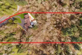 Estimated boundary lines.