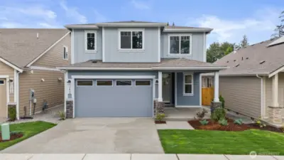 The Poplar on lot 81, 2692 sq ft, 5 bed, 2.5 bath. Photo from similar plan on different lot, for reference only.