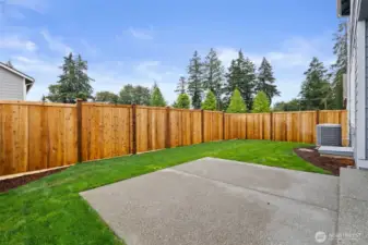 backyards fully fenced