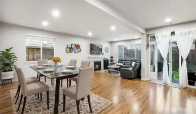 Virtually staged. Step inside to discover a bright and welcoming interior, where a flexible floorplan meets a blend of comfort and versatility.