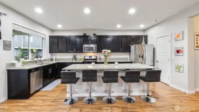 Gourmet kitchen that will delight any chef.