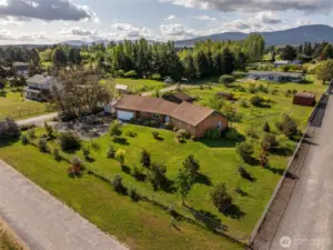 Aerial View of Front Yard