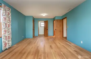 Primary Bath on right-2 Closets