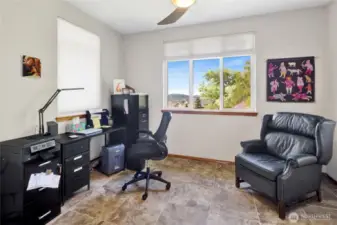 Bedroom #3 used as an office.