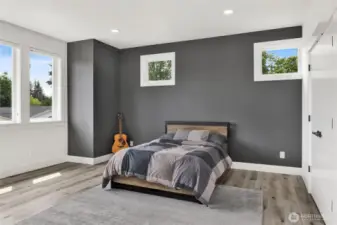 Another large bedroom with 2 large closets