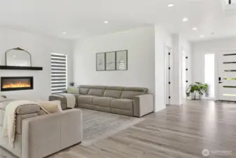 10 feet ceilings on the main floor and 9 feet on the second floor