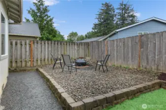 Backyard ready for entertaining!