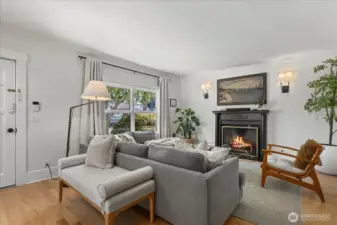 Inviting living area with fireplace, perfect for gatherings