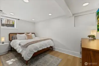 Lower level bedroom