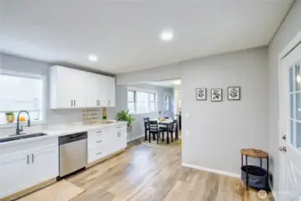 Kitchen Entry from Garage