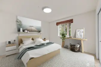 bedroom 3 virtually staged