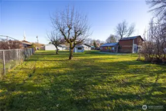 Ample room for a garden. Soil is rich and wonderful!