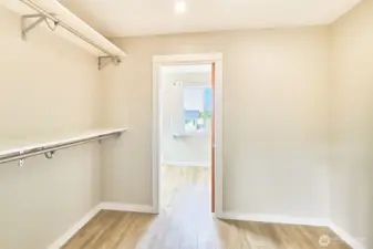 Primary Walk-in Closet