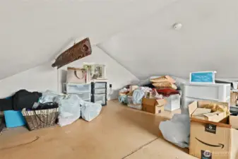 Loft for sleeping or storage