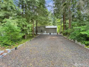 Extra-long driveway w/plenty of parking