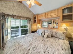 Primary bedroom w/California king bed